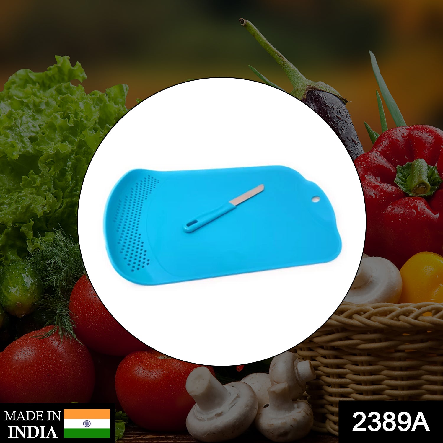 Chop Drain Vegetables Fruits Chopping Board Sleek Knife Chop Drain Vegetables Fruits Chopping Board Sleek Knife